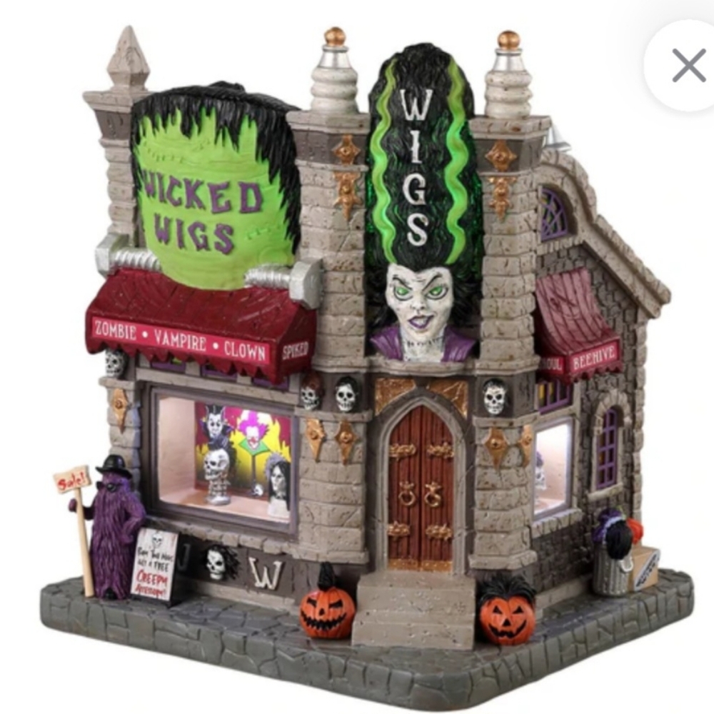 Lemax Spooky Town Wicked Wigs